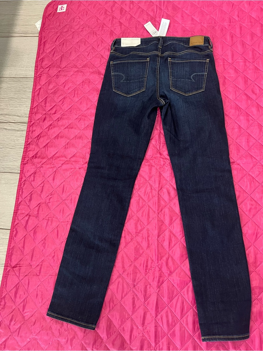 American Eagle Outfitters Dark Blue Skinny Jeans 8 29w